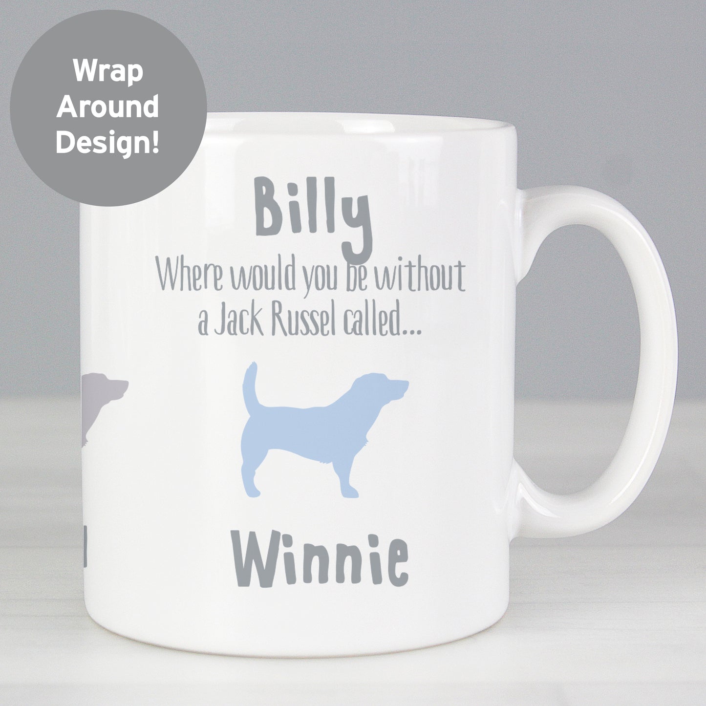 Personalised Jack Russell Dog Breed Mug from Heartfelt Gifts