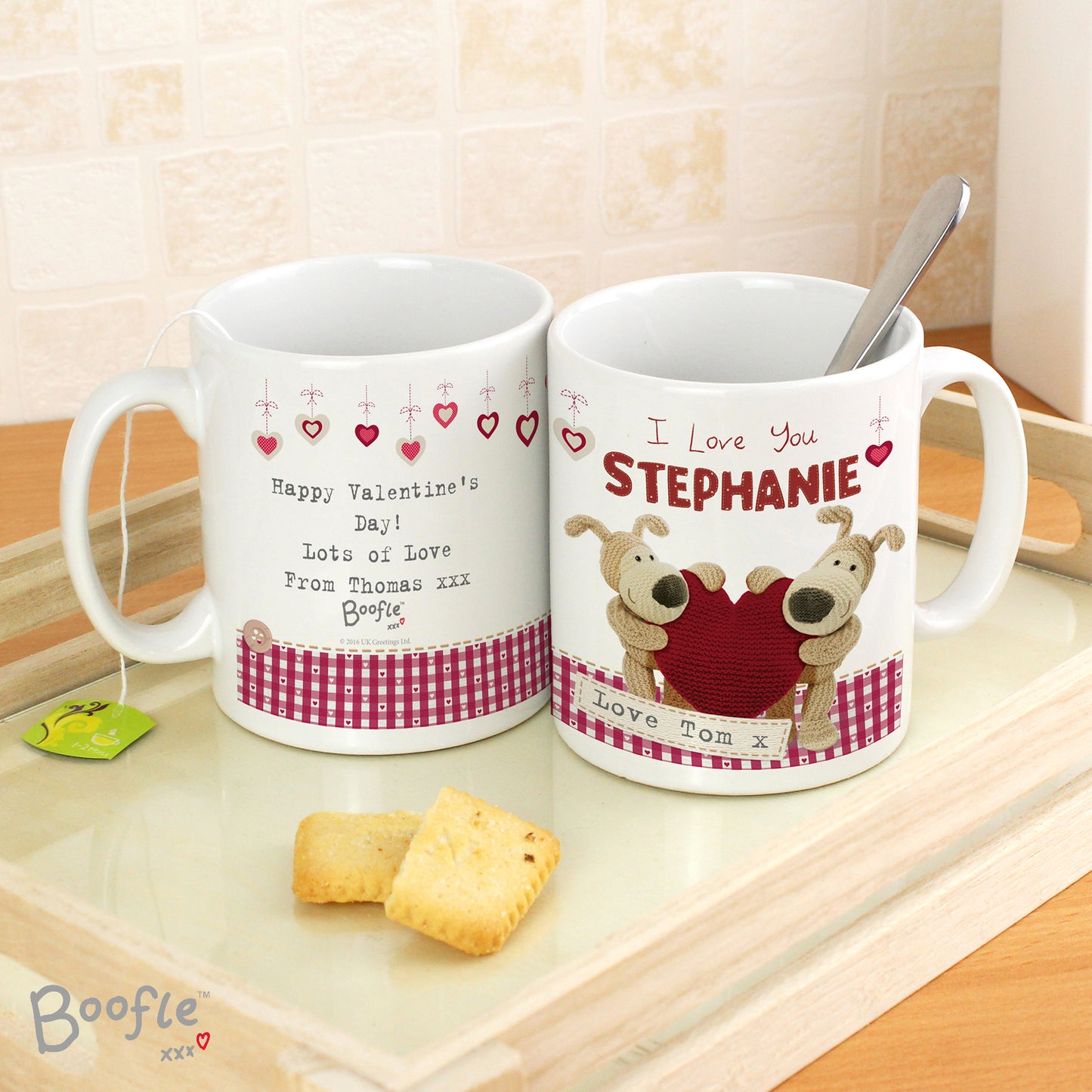 Personalised Boofle Shared Heart Mug - image 3
