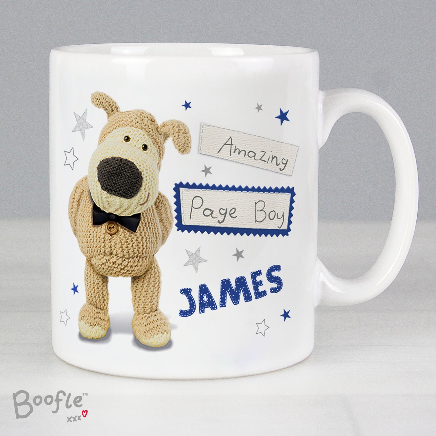 Personalised Boofle Male Wedding Mug from Heartfelt Gifts