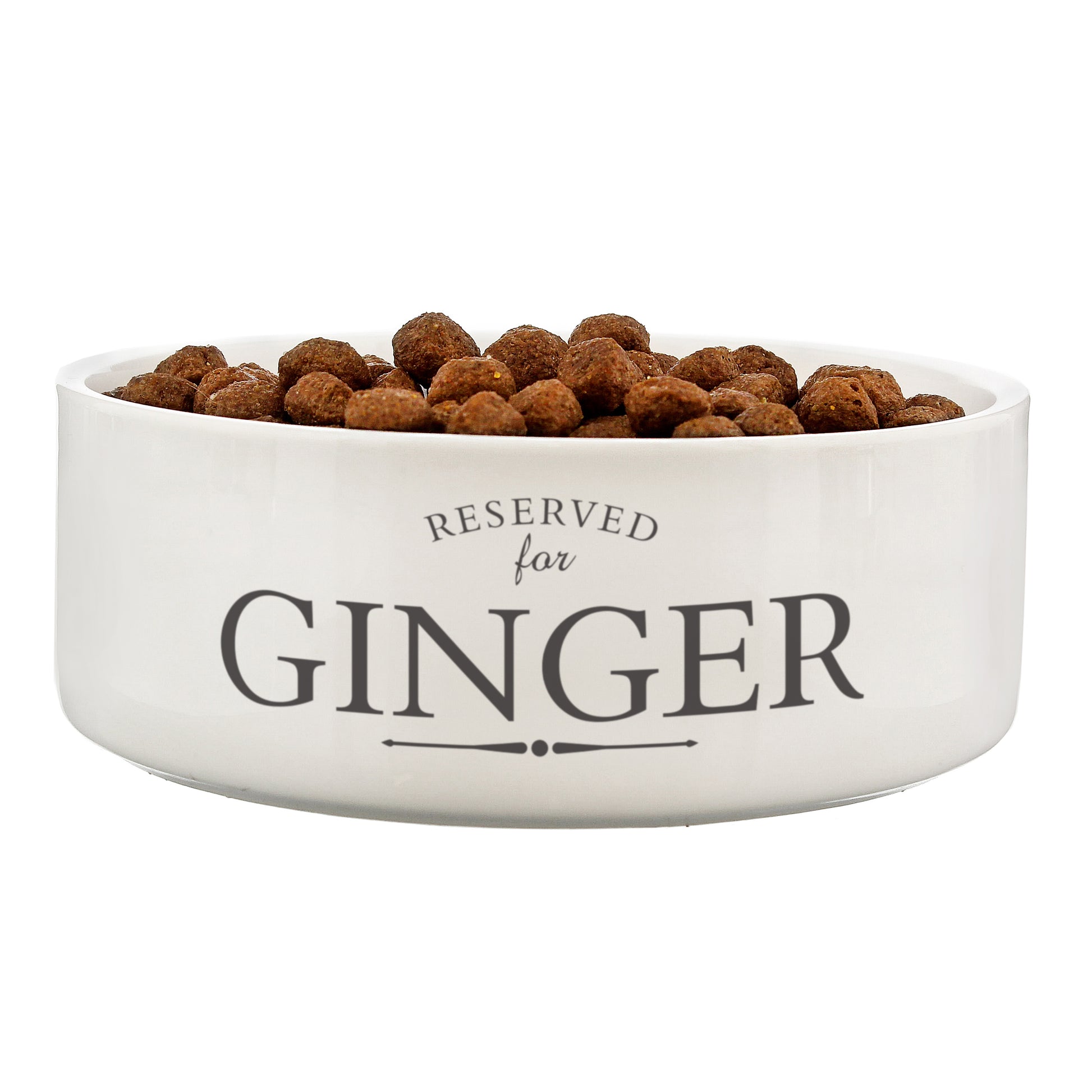 Personalised Reserved For 15cm Medium White Pet Bowl - image 2