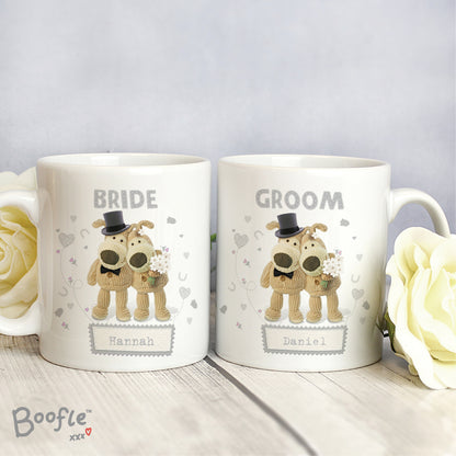Personalised Boofle Wedding Couple Mug Set from Heartfelt Gifts