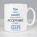 Personalised Blue Acceptable To Drink Mug from Heartfelt Gifts