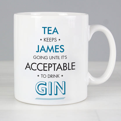 Personalised Blue Acceptable To Drink Mug from Heartfelt Gifts
