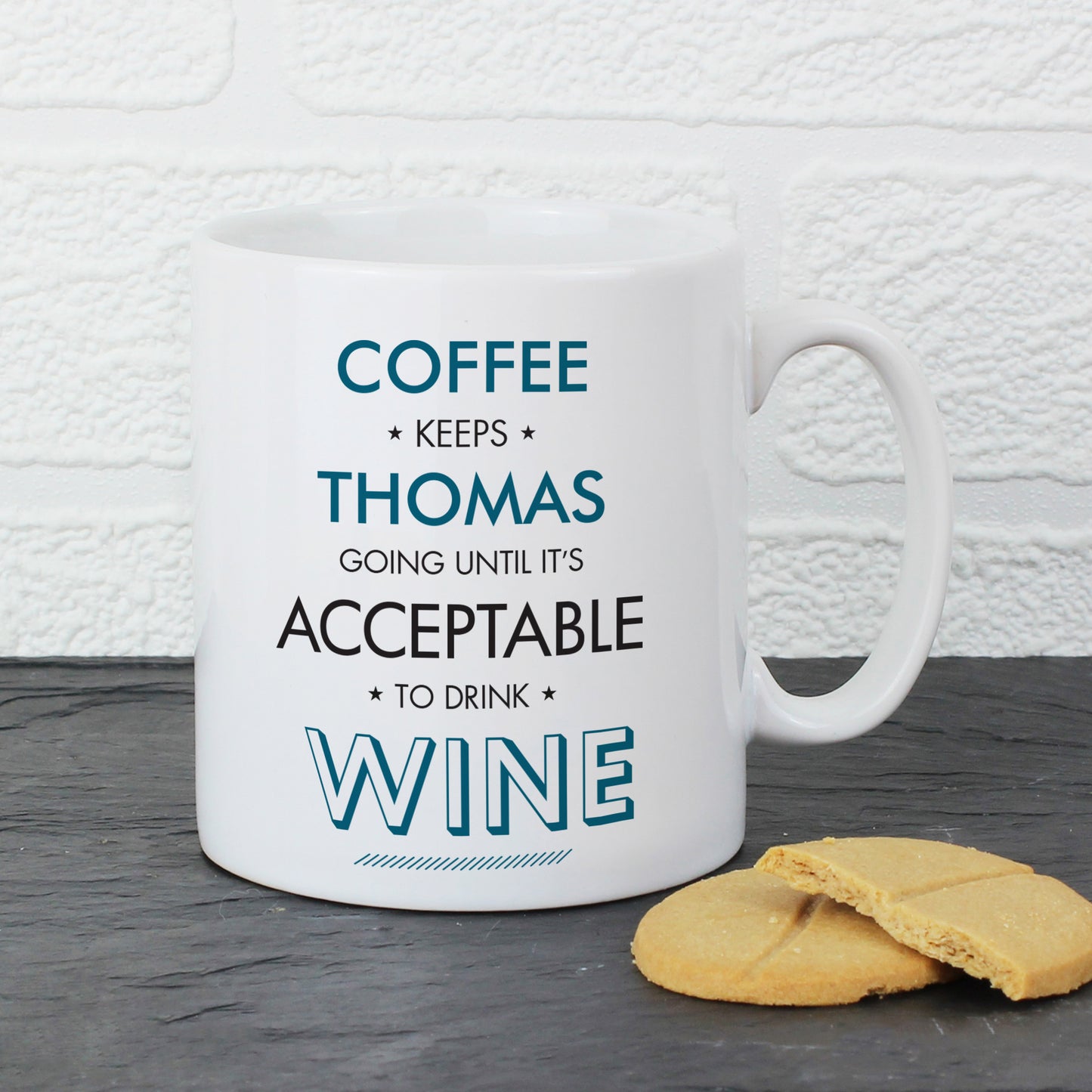 Personalised Blue Acceptable To Drink Mug - image 4