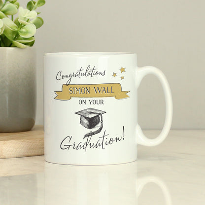 Personalised Gold Star Graduation Mug - image 2