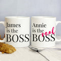 Personalised The Real Boss Mug Set from Heartfelt Gifts