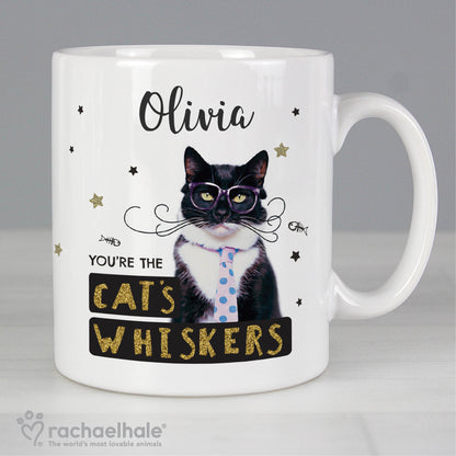 Personalised Rachael Hale 'You're the Cat's Whiskers' Mug from Heartfelt Gifts