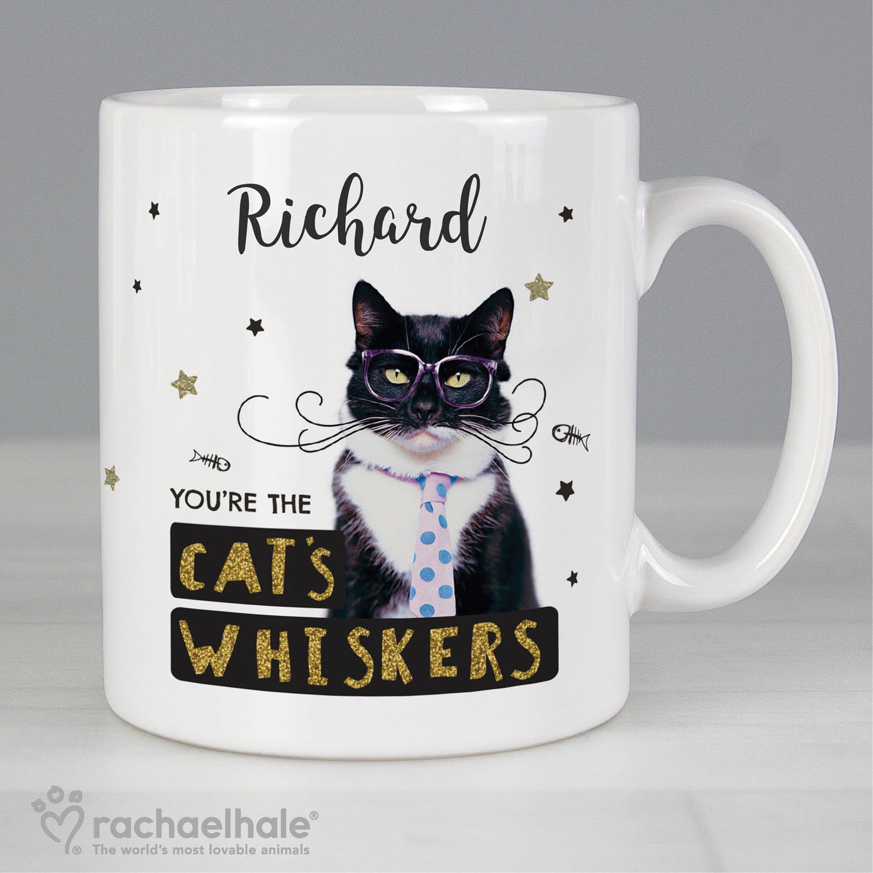 Personalised Rachael Hale 'You're the Cat's Whiskers' Mug - image 5
