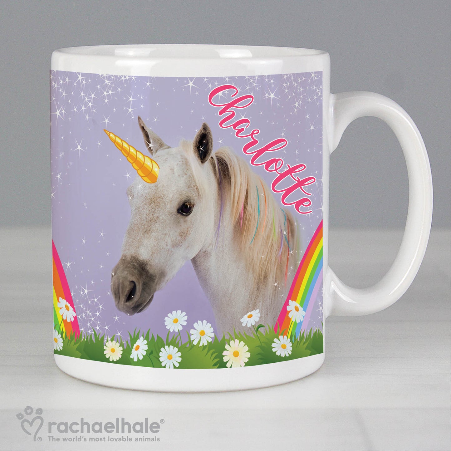 Personalised Rachael Hale Unicorn Mug from Heartfelt Gifts