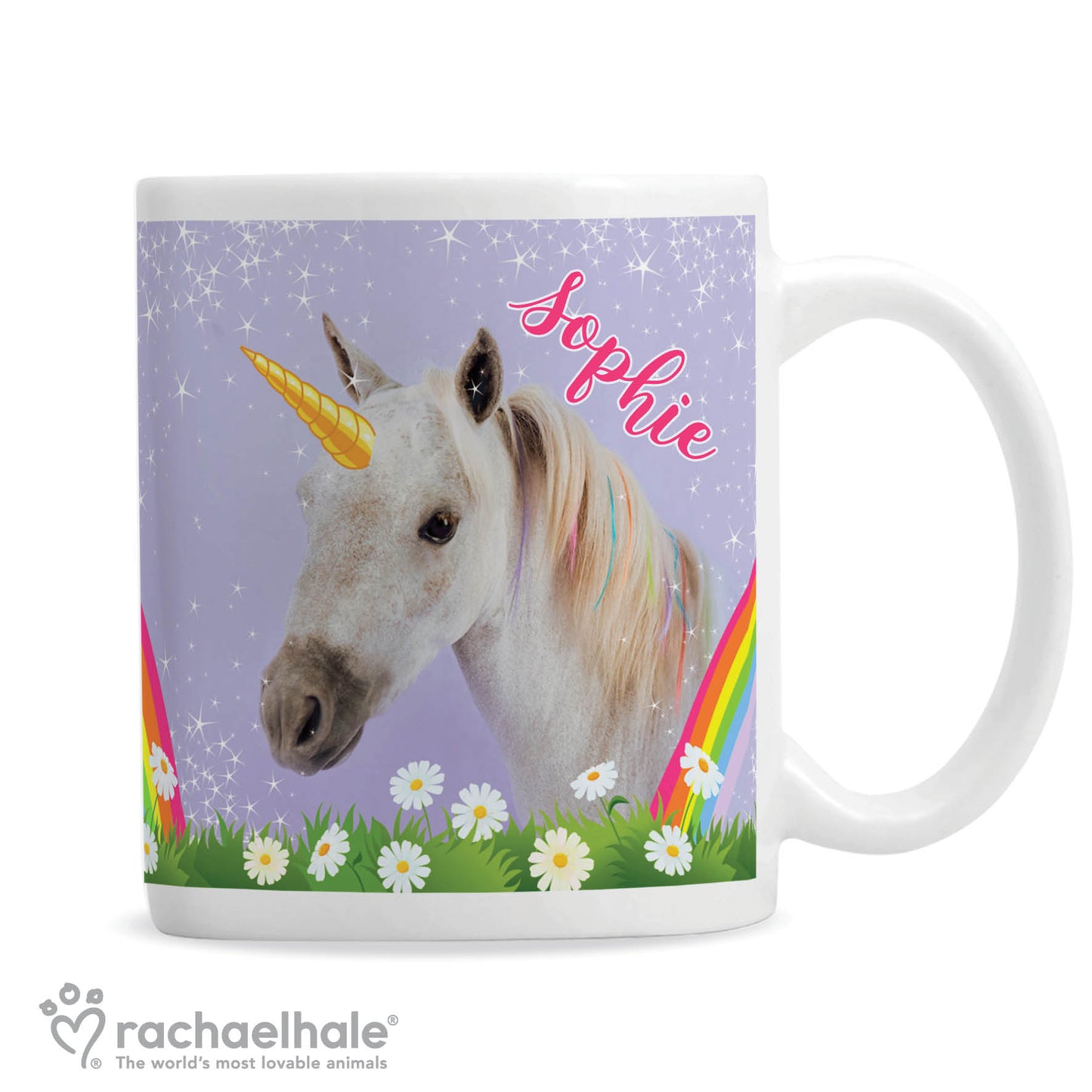 Personalised Rachael Hale Unicorn Mug - image 2