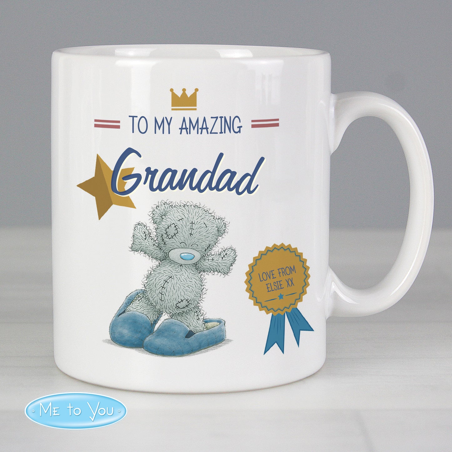Personalised Me to You Slippers Mug from Heartfelt Gifts