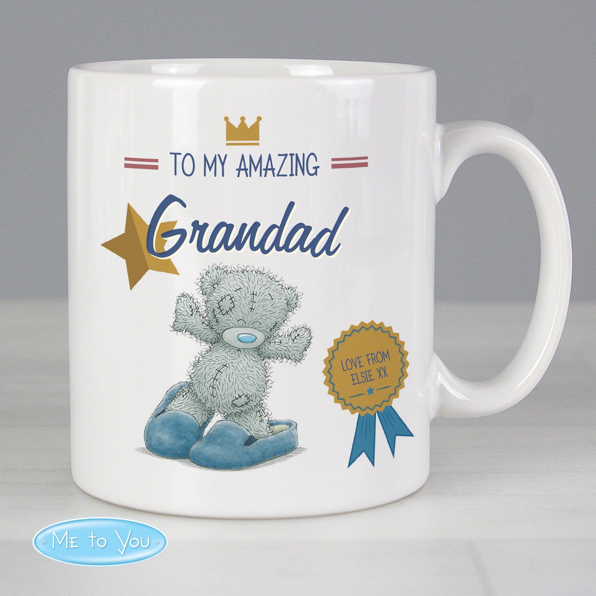 Personalised Me to You Slippers Mug from Heartfelt Gifts