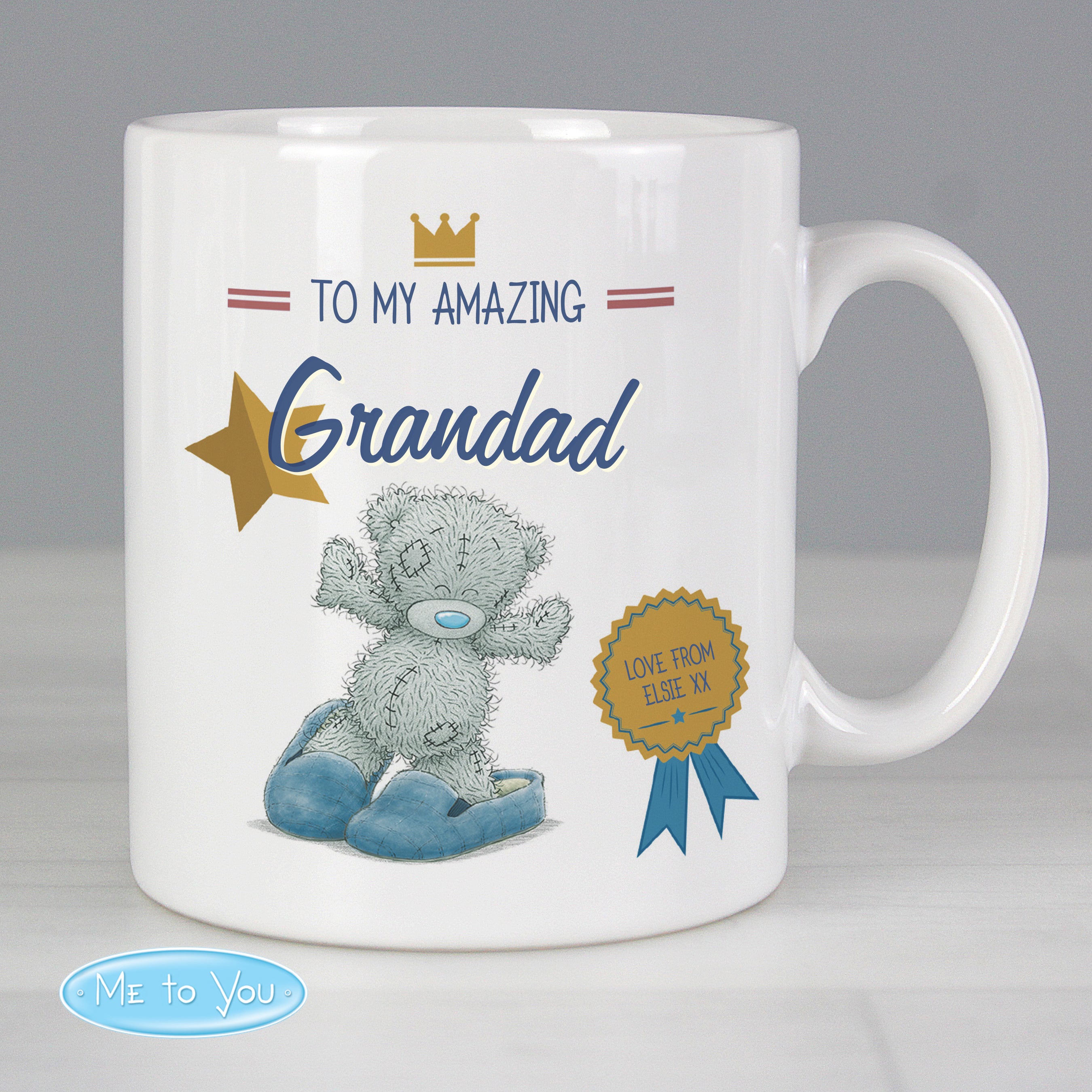 Personalised Me to You Slippers Mug from Heartfelt Gifts