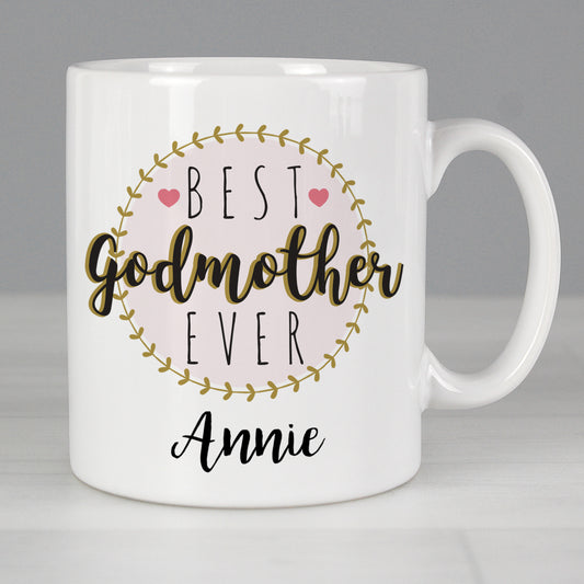 Personalised 'Best Godmother' Mug from Heartfelt Gifts