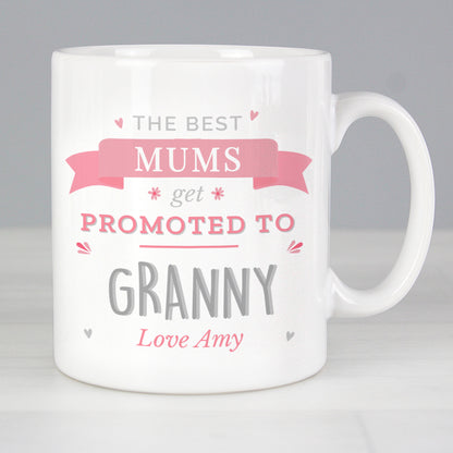 Personalised Pink Promoted To Mug from Heartfelt Gifts