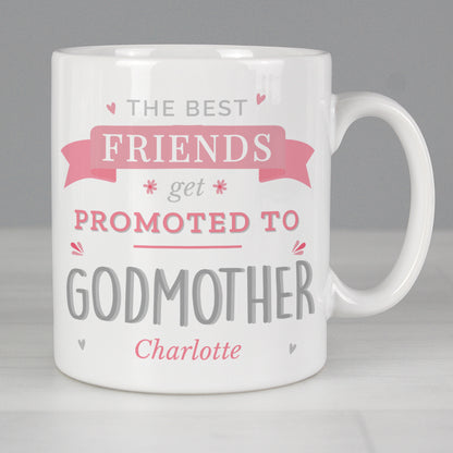 Personalised Pink Promoted To Mug - image 4