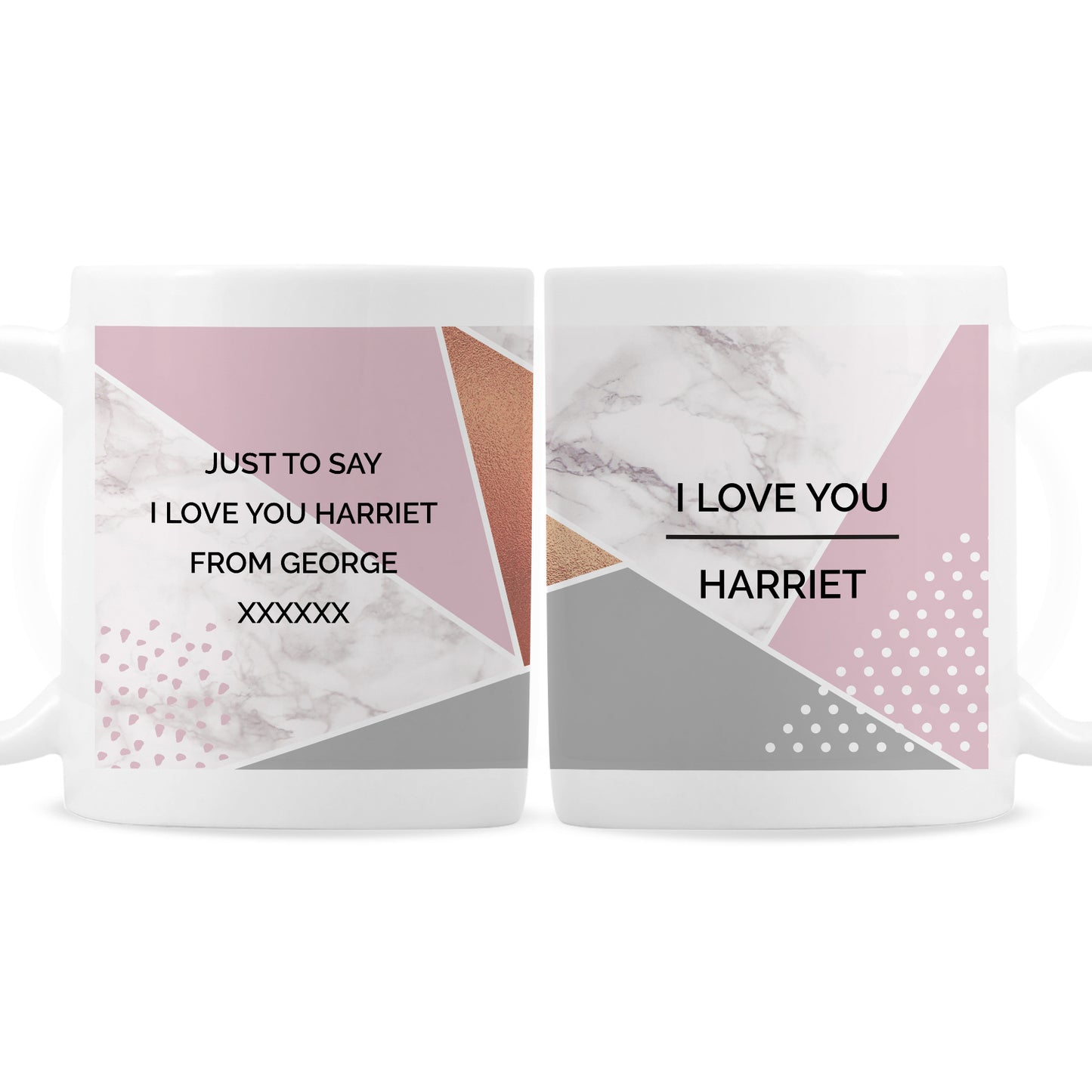 Personalised Geometric Mug - image 2