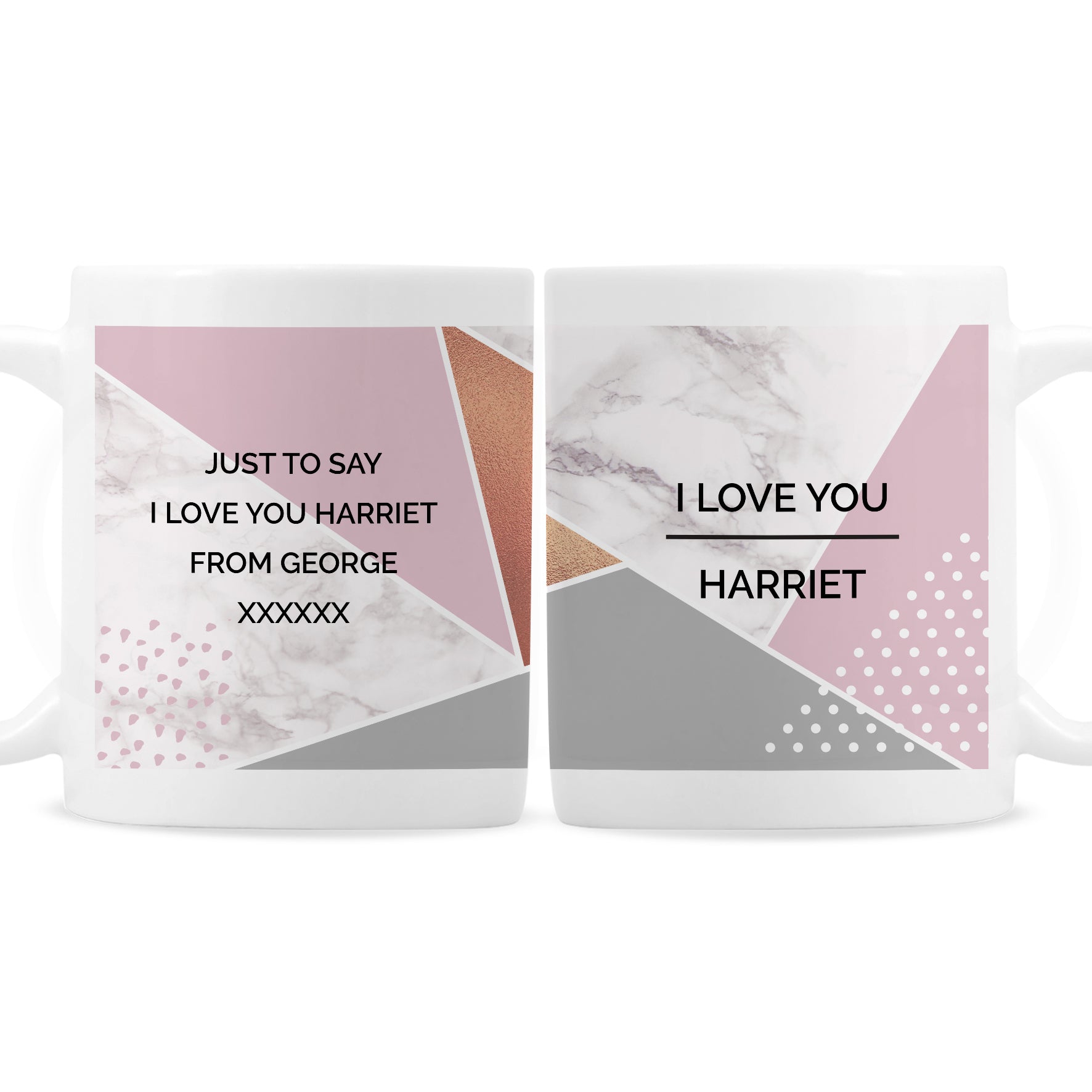 Personalised Geometric Mug - image 2