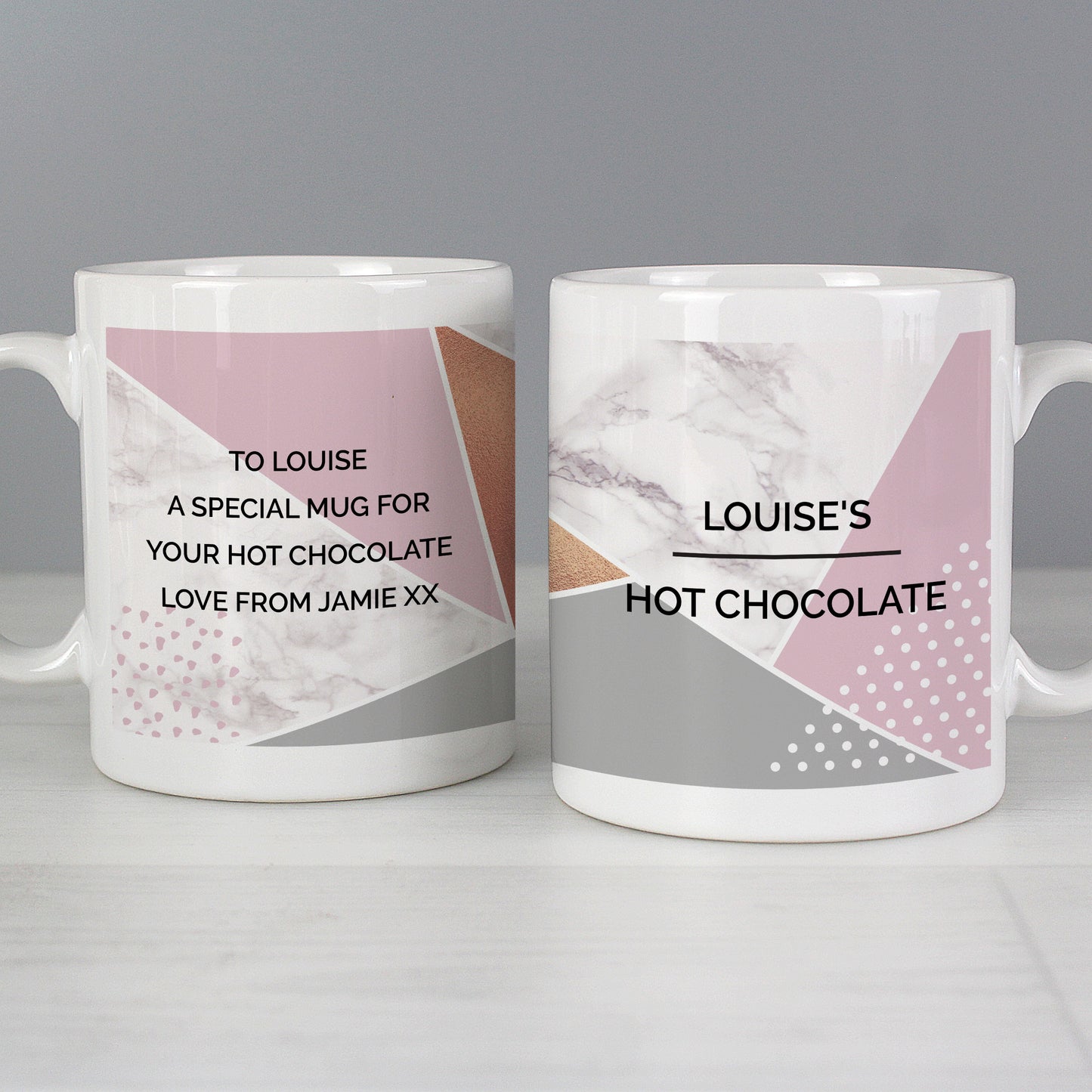 Personalised Geometric Mug - image 3