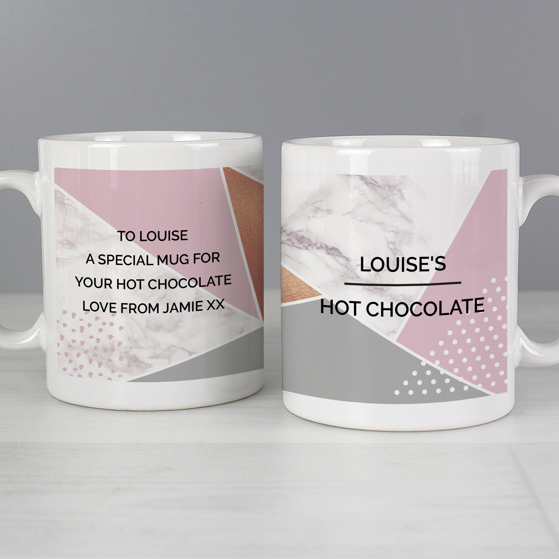 Personalised Geometric Mug - image 3