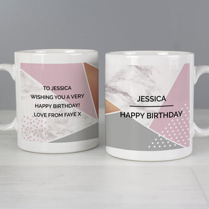Personalised Geometric Mug - image 7