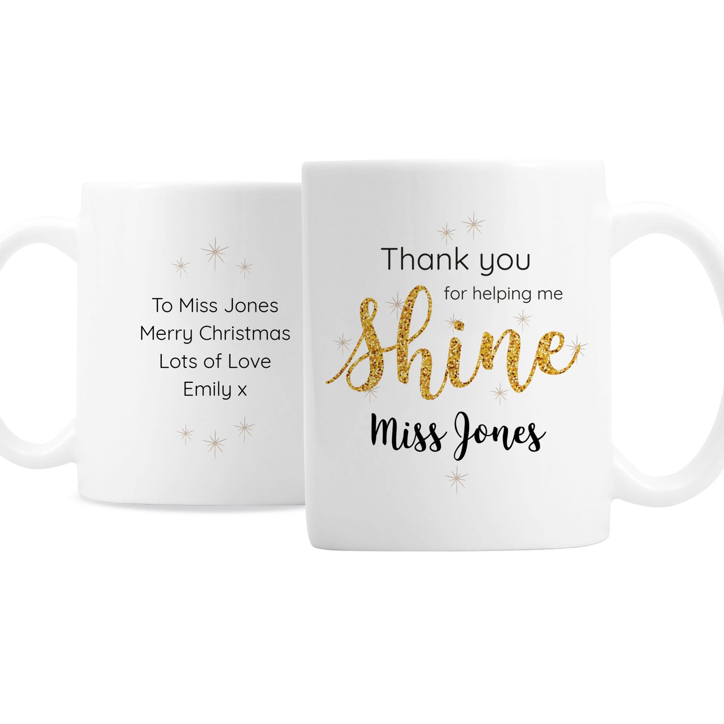 Personalised Shine Teacher Mug - image 2