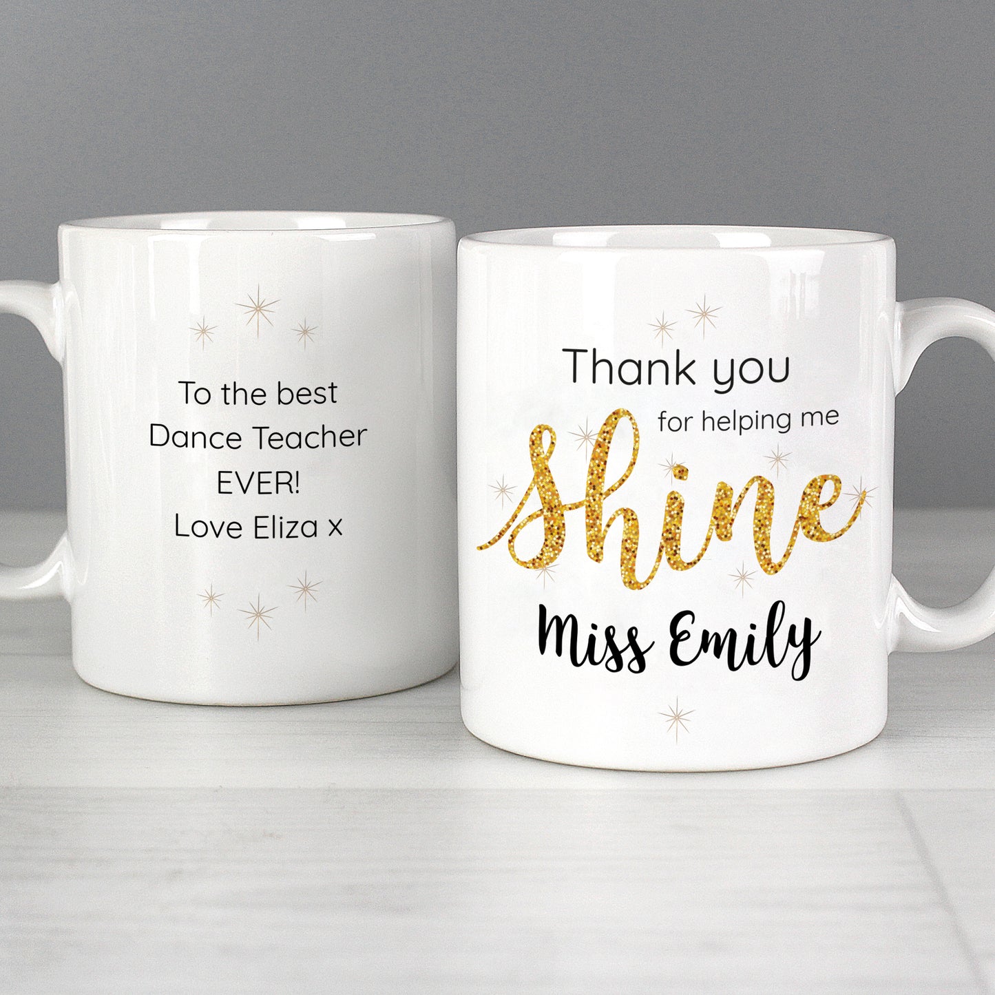 Personalised Shine Teacher Mug - image 3