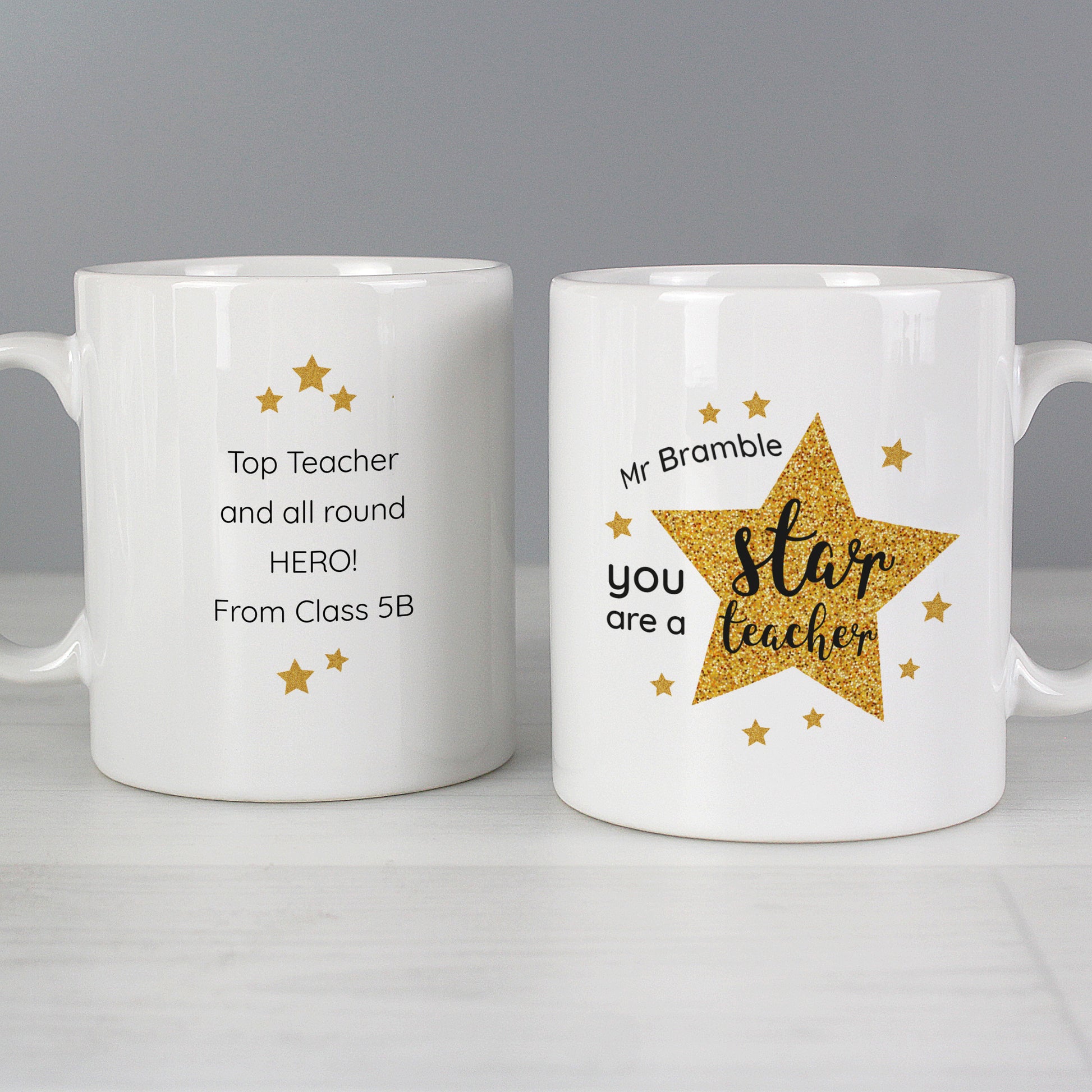 Personalised Star Teacher's Mug - image 5