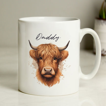 Personalised Highland Cow Mug - Male - image 4