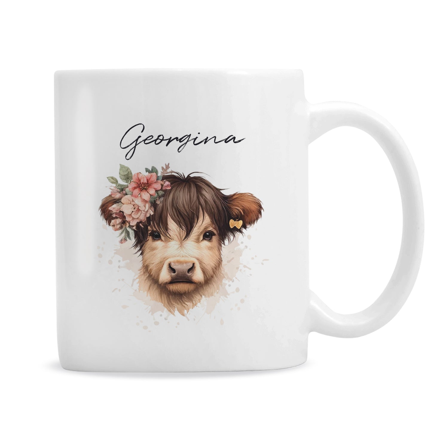 Personalised Highland Cow Mug - Girl - image 5