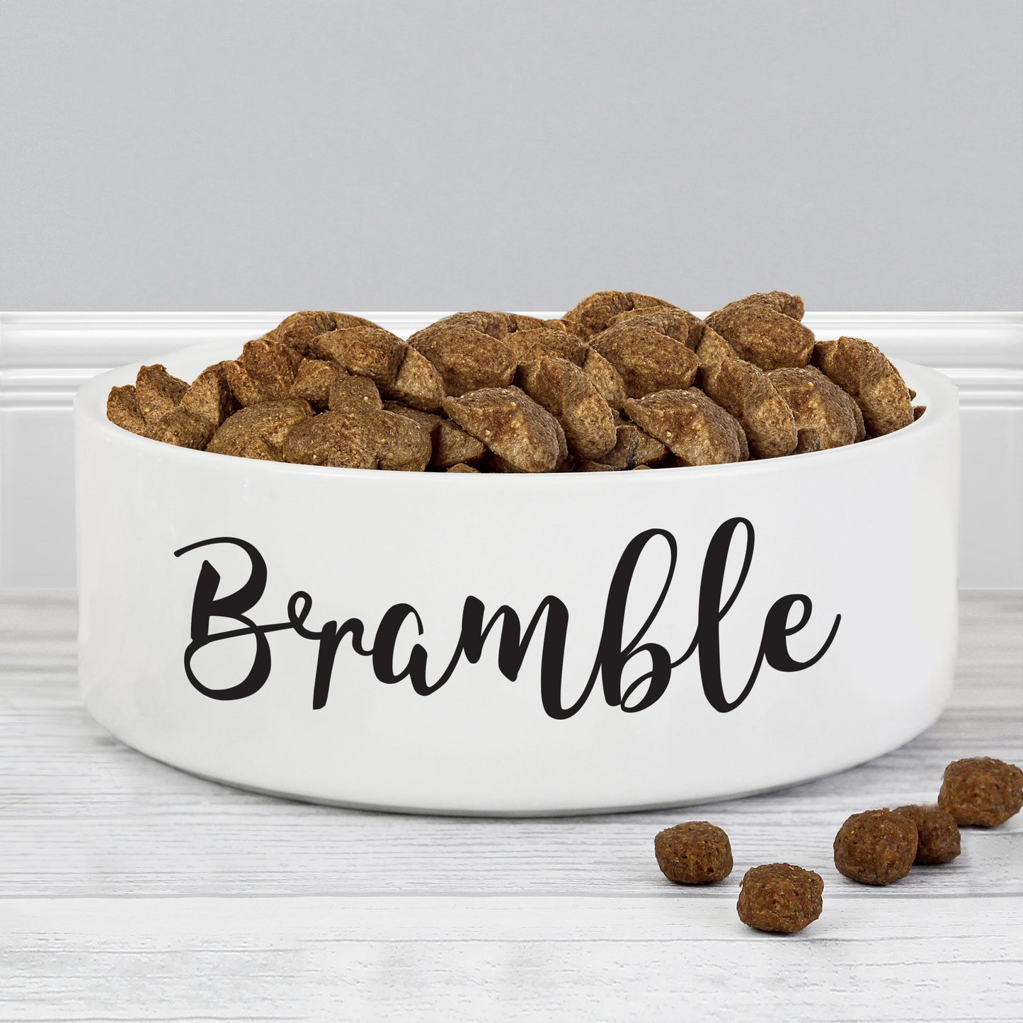 Personalised Any Name 15cm Medium White Pet Bowl from Heartfelt Gifts