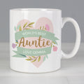 Personalised Floral Heart Mug from Heartfelt Gifts