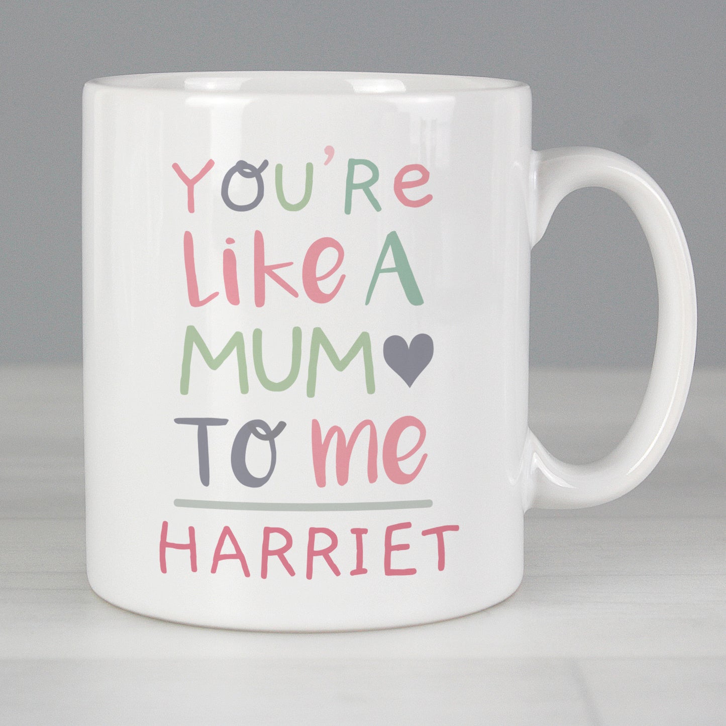 Personalised 'You're Like a Mum to Me' Mug from Heartfelt Gifts