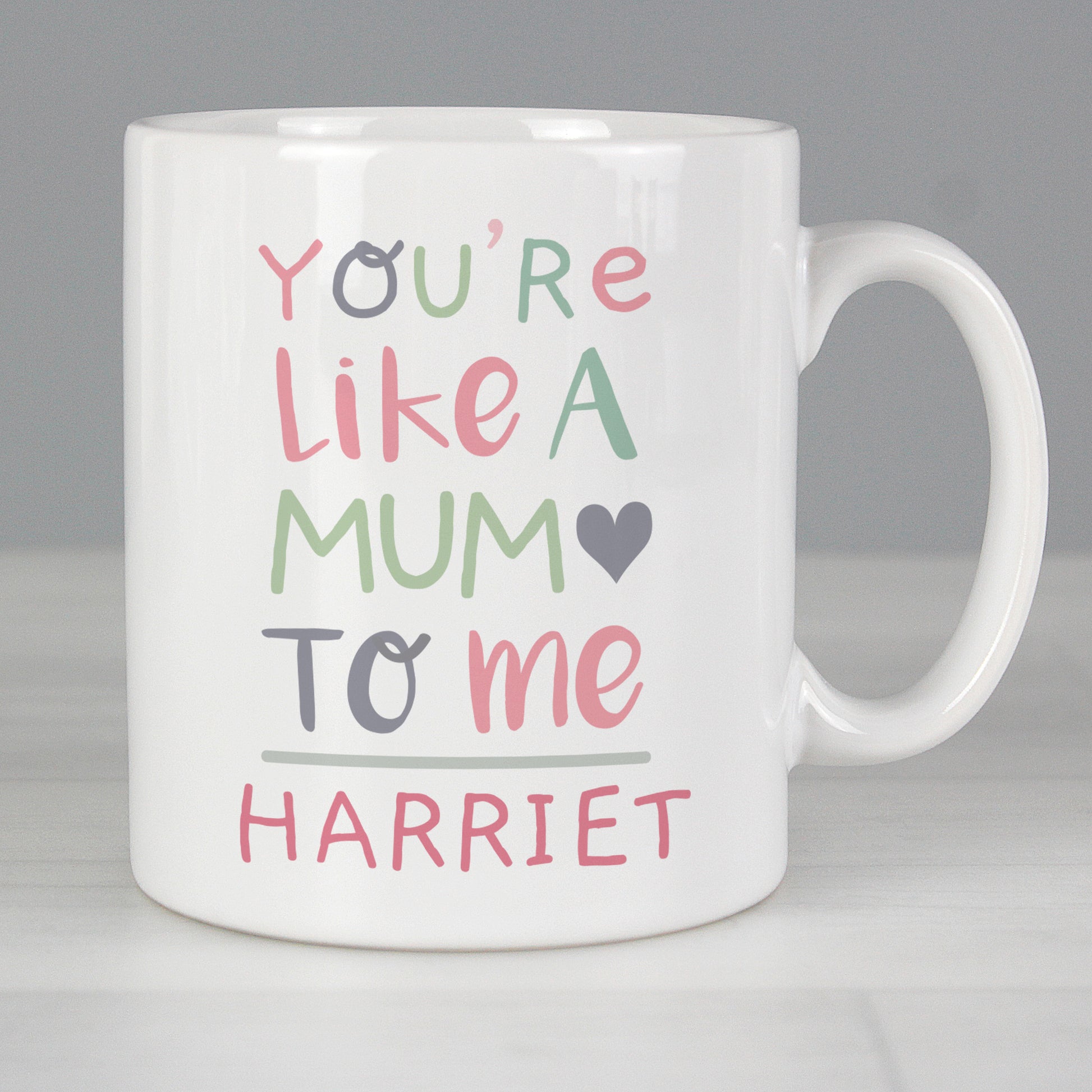 Personalised 'You're Like a Mum to Me' Mug from Heartfelt Gifts