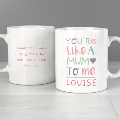 Personalised 'You're Like a Mum to Me' Mug - image 3