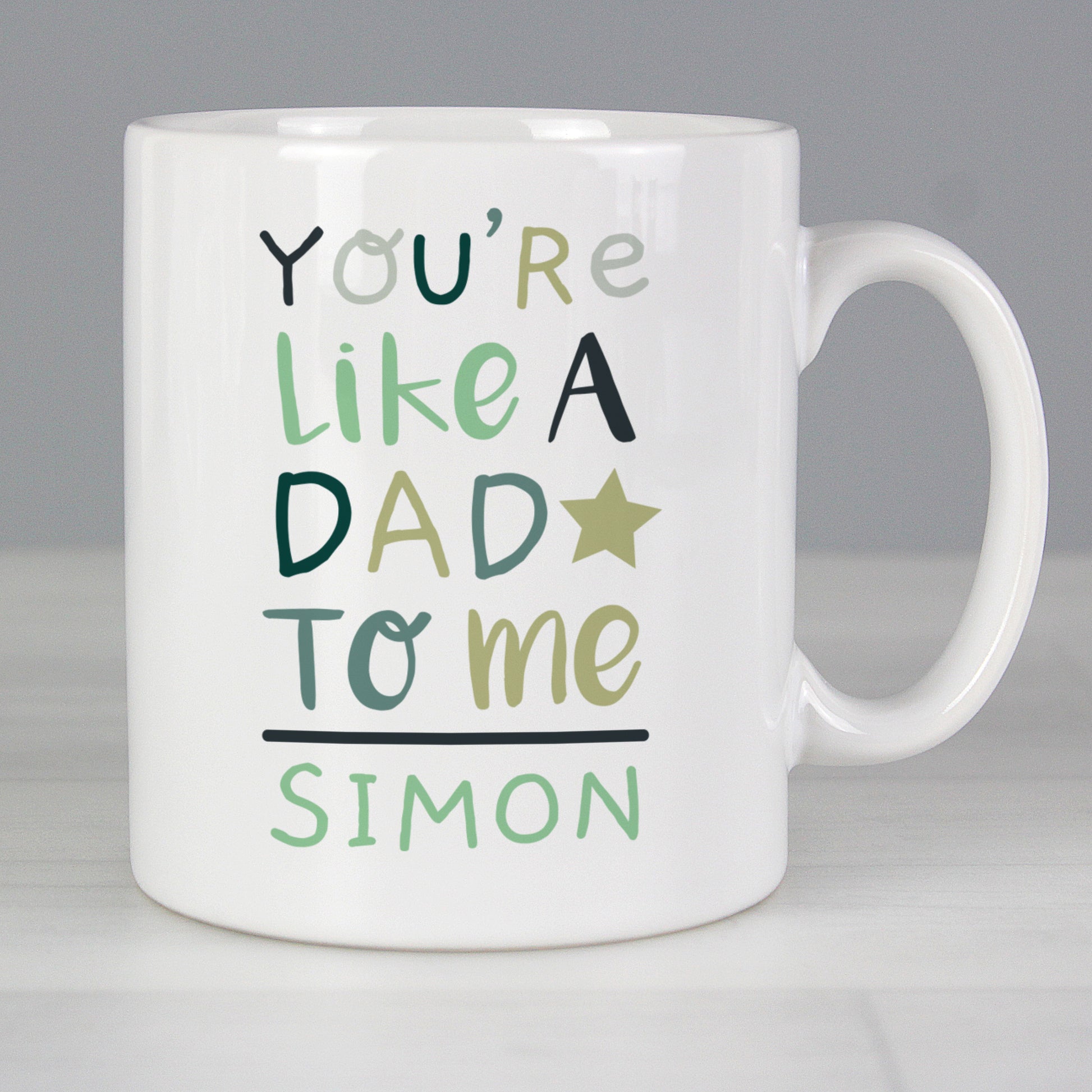 Personalised 'You're Like a Dad to Me' Mug from Heartfelt Gifts