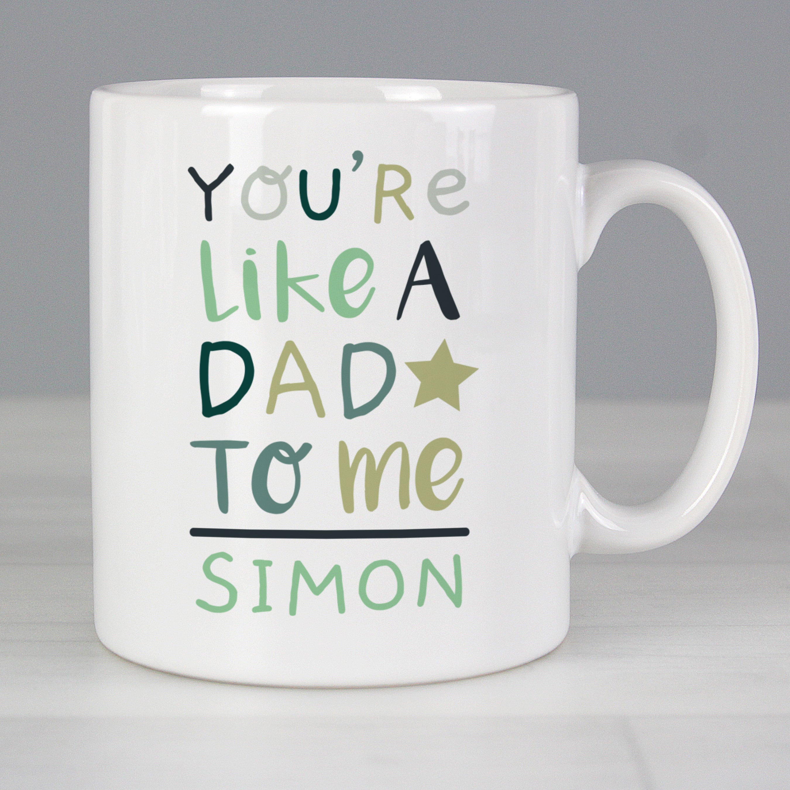 Personalised 'You're Like a Dad to Me' Mug from Heartfelt Gifts
