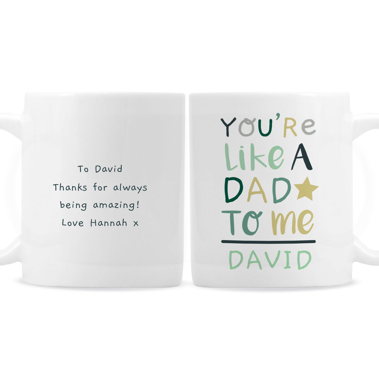 Personalised 'You're Like a Dad to Me' Mug - image 2