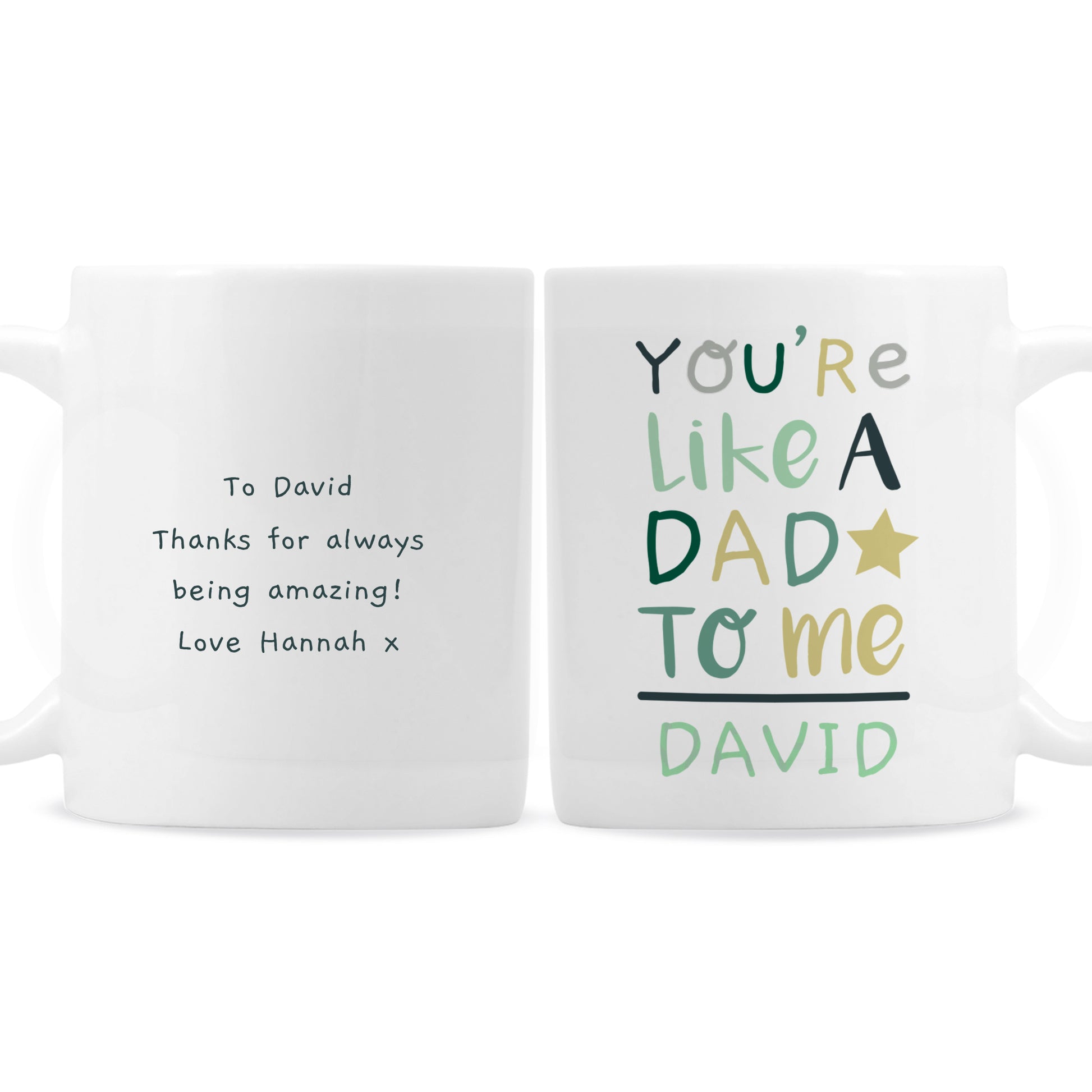 Personalised 'You're Like a Dad to Me' Mug - image 2