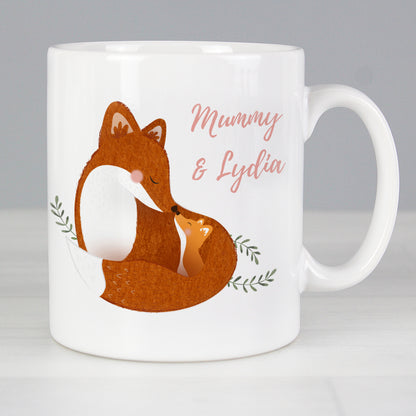 Personalised Mummy and Me Fox Mug from Heartfelt Gifts
