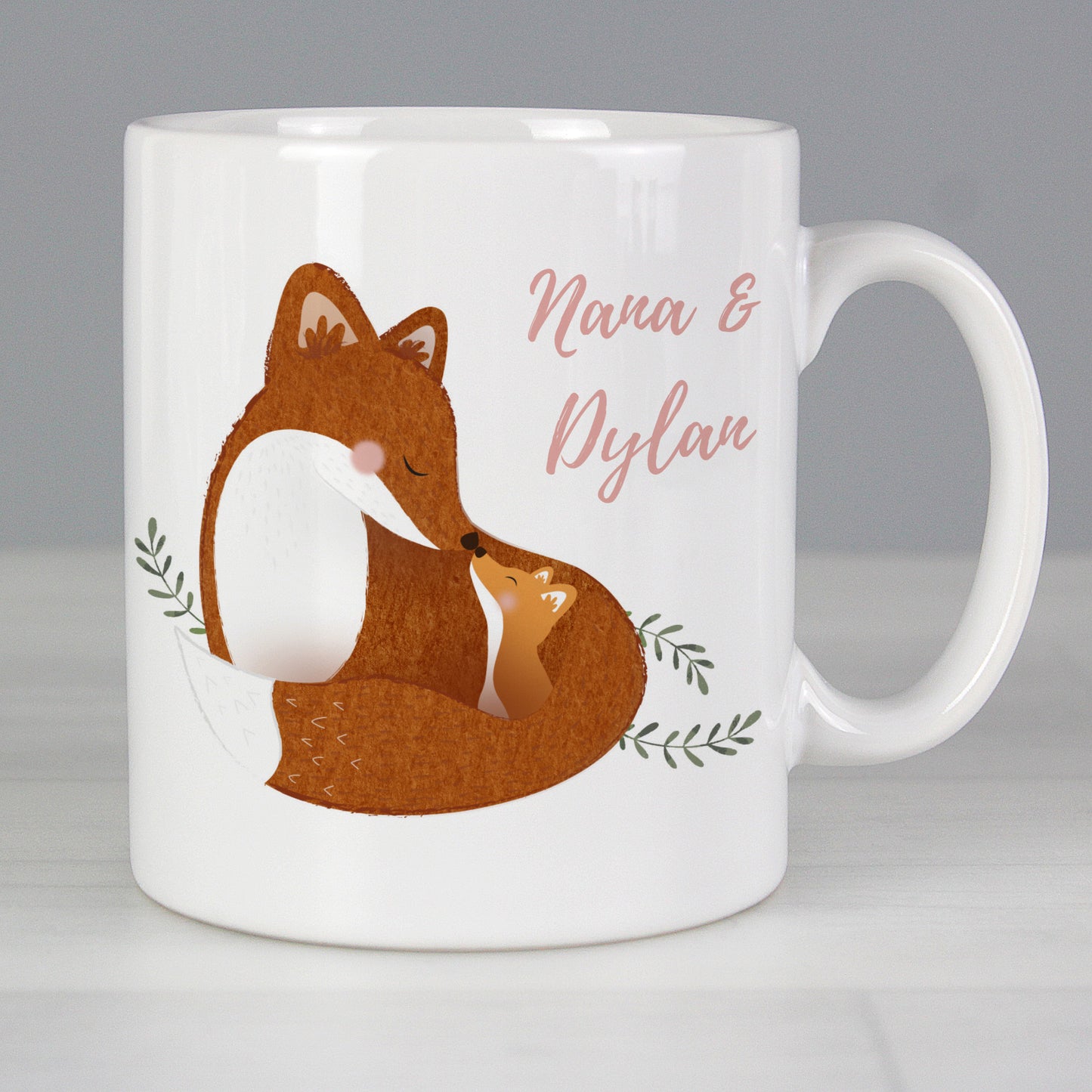 Personalised Mummy and Me Fox Mug - image 3