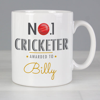 Personalised No.1 Cricketer Mug from Heartfelt Gifts