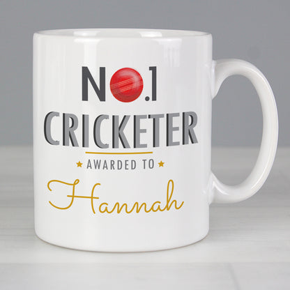Personalised No.1 Cricketer Mug - image 3
