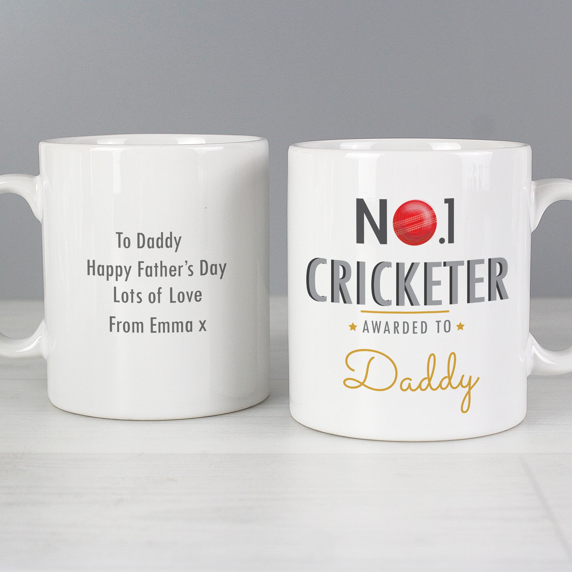 Personalised No.1 Cricketer Mug - image 4