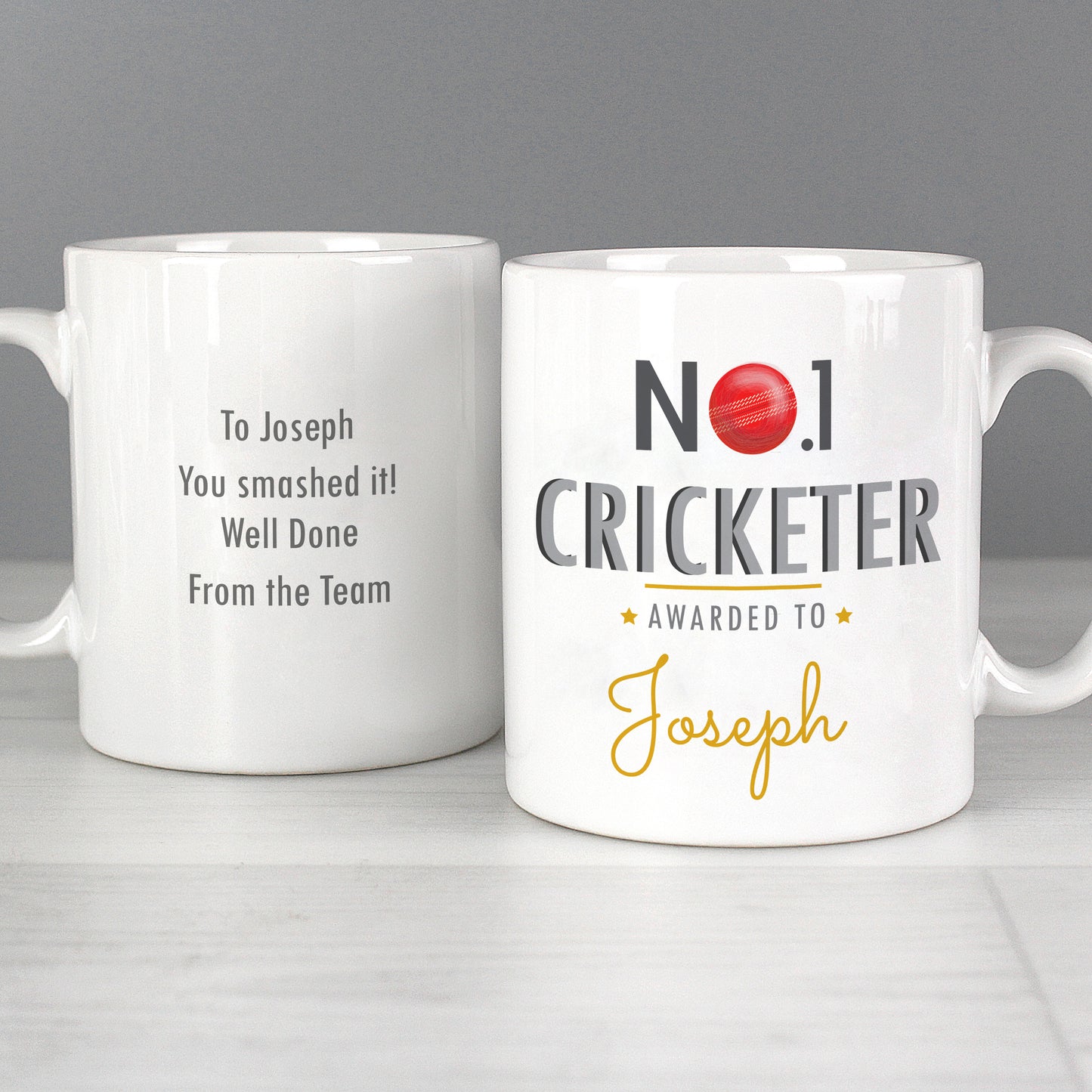 Personalised No.1 Cricketer Mug - image 5