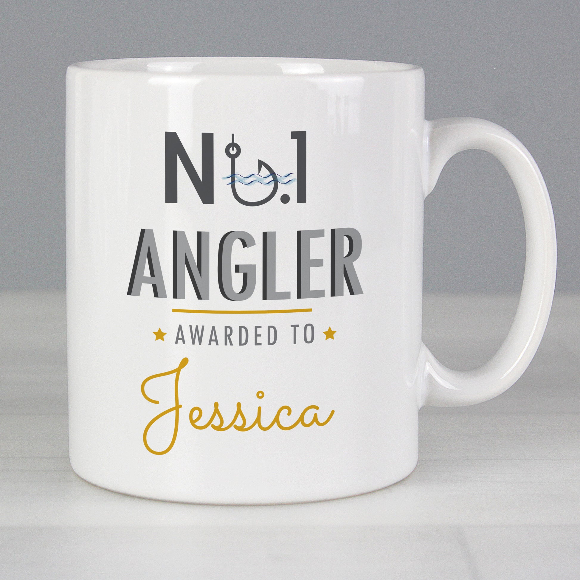 Personalised No.1 Angler Mug - image 3