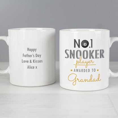 Personalised No.1 Snooker Player Mug - image 3