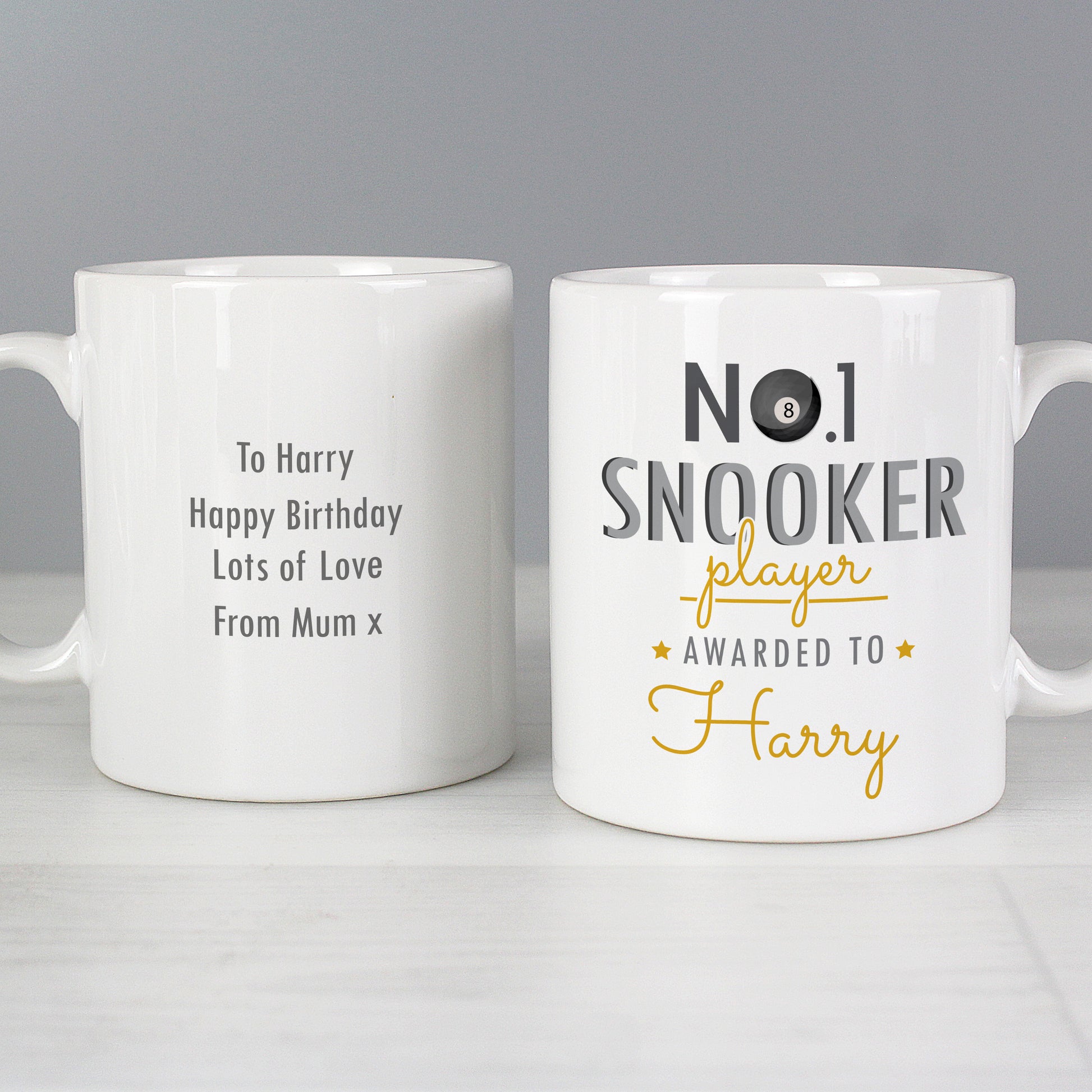 Personalised No.1 Snooker Player Mug - image 6