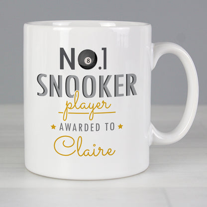 Personalised No.1 Snooker Player Mug - image 7