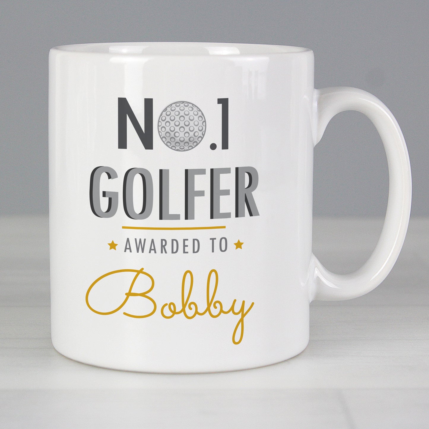 Personalised No.1 Golfer Mug from Heartfelt Gifts